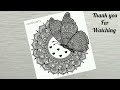 Butterfly Mandala Art | Mandala Art for Beginners Step-by-Step Tutorial #vanithaarts #butterfly