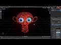 Blender Beginner Tutorial Animated Lava Shader on Monkey Suzanne #62