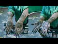 Henna Time Lapse - 6 hours in 10 mins