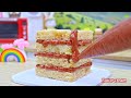 Rainbow KITKAT Cake Decorating 🌈Amazing Miniature Rainbow KITKAT Cake Decorating 💛 Mini Cake Baking