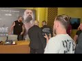 'DONT ****** TALK ABOUT MY MOTHER' -THOR THE MOUNTAIN LOSES IT AGAINST EDDIE HALL IN BRAWL @ PRESSER