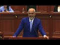 Kryeministri Edi Rama -🏛 Sot në Kuvend