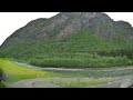 Driving to Cave waterfall alongside the Flambana train Flam | 4K