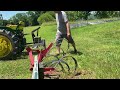 Switching out the cultivators for the pine straw rake #pinestrawrake #cultivators #oldtractors