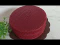 RESEP BASE CAKE RED VELVET CAKE KUKUS 5 TELUR UNTUK ULANG TAHUN