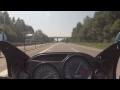 ZZR 600 Onboard cam Autobahn Fahrt