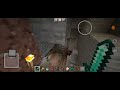 Minecraft normal mode going cave hunting with dog pt 1 bc I had to go..