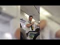 Flight attendant performs funniest safety routine