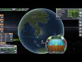 Kerbal Space Program test flight of my new crew spacecraft (solitude)