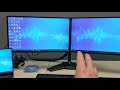 Dual monitors and docking station training video