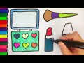 Let's Learn How to Draw Cosmetics | Painting, Coloring Tips for Toddlers & Children