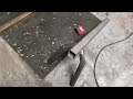 Building a roping dummy from scrap metal
