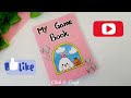 How to make Easiest Gamebook at home with Paper...🌇🤩🌇 #diy Easy gamebook ideas  #papercraft