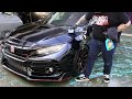 2020 Honda Civic Type R (FK8) | Foam Wash & Protect | EXTERIOR Detailing ASMR | 1\2