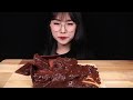 ASMR 초코푸딩 허쉬다크 초코케이크 다크초코바 아이스크림 먹방 Chocolate Pudding Dessert🍫 Ice Cream Cake Brownie MuKBang!