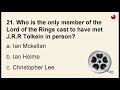 25 Movie Trivia Questions | Trivia Questions & Answers |