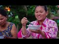 Cooking Traditional Banded Bullfrog Recipe, Delicious Ngam Ngov Food Style, Kitchen Foods in Village