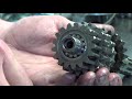 Honda CRF Dirt Bike Transmission Gear and Shaft Tear Down - Part and tools in Description