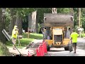 Raw video: Cleanup begins in Nashville, Illinois, after dam failure floods town