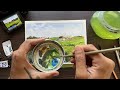 PAINT WITH ME ~ A Beautiful Country Scene in Watercolor ~ VERY EASY Watercolor Painting Tutorial