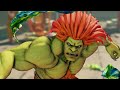 Blanka vs M. Bison (Hardest AI) - Street Fighter V | 4K 60FPS HDR