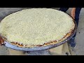 DOUBLE CHEESE PIZZA | GIANT PIZZA | PIZZA RECIPE | BIGGEST PIZZA | BY GRANDMA | VEG VILLAGE FOOD