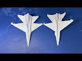 How to make a bomber jet paper plane