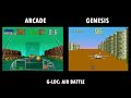 All Arcade Vs Sega Genesis Games Compared Side By Side