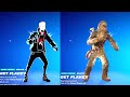 CHEWBACCA Fortnite x Star Wars doing all Built-In Emotes and Funny Dances