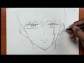 Anime drawing | How to draw Mash Burnedead step-by-step