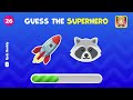 Guess the Superheroes by Emoji 🦸‍♂️🦸‍♀️🤔