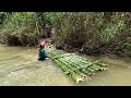 Single mother builds a boat to sail downriver to a new land, single mother story