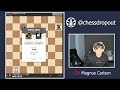 Magnus Carlsen Mistakes a Blunder for a Tactical Fork