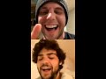 Noah Centineo Insta Live with Kyle December 12th