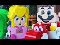 Lego Mario and Peach enter the Nintendo Switch for some fun! What's Bowser's plan? #legomario