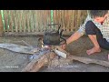 Clean Up The Farm - Processing Boiled Duck & Enjoy Food - Solo Survival