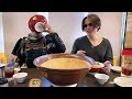 [Big Eater] Ruy and I take on the challenge of eating a massive 18kg bowl of ramen!!