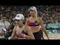 U.S. comfortably beats Canada in women's beach volleyball opener | Paris Olympics | NBC Sports