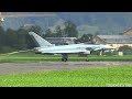 Best Sounding Eurofighter Typhoon Display in the Swiss Alps feat. EPIC Vertical Climb Take Off!