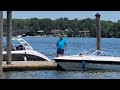 Comings And Goings At A Very Crowded Boat Ramp.