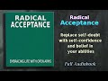 Radical Acceptance: Embracing Life with Open Arms  - Audiobook