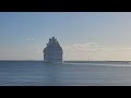 Coral Princess departs Outer Harbor Adelaide