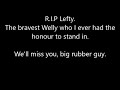 Lefty: Gone But Not Forgotten.