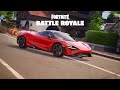 McLaren 765LT in Fortnite | Drive Extreme Live Your Dream 1080P HD!