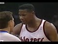 NBA On NBC - Lakers @ Blazers 1991 WCF Game 1 Highlights