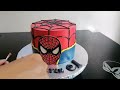 SPIDER MAN THEME CAKE|| jen basigsig
