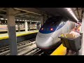 Acela Trains Meet at Penn Station, NYC 08.28.2023