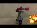 Optimus Prime Vs Battletrap (Stopmotion!)