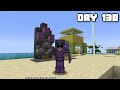 I Survived 200 Days on a SURVIVAL ISLAND in 1.20 Hardcore Minecraft