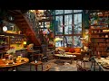 Peaceful Coffee Shop | Relax with Smooth Jazz Music in a Coffee Shop Ambience & Sweet Piano Melodies